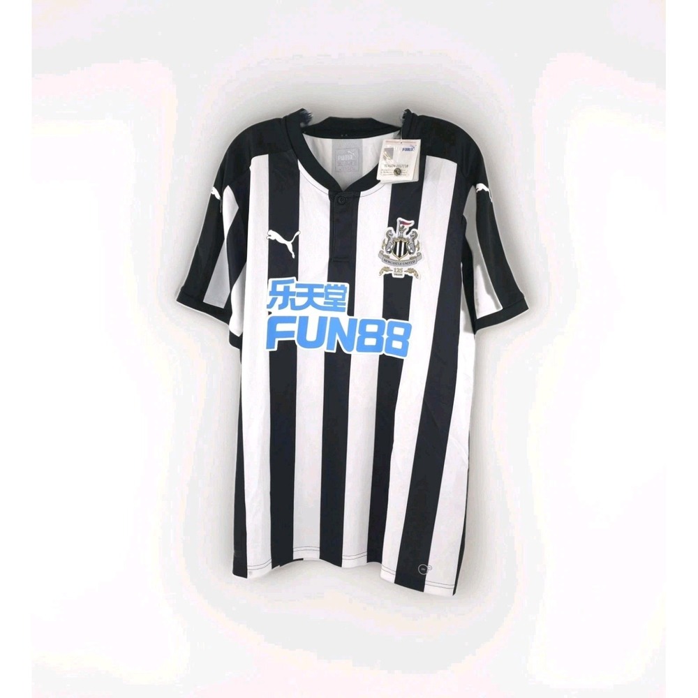 NWT NEWCASTLE UNITED 125 YEARS HOME FOOTBALL SHIRT 2017-2018 JERSEY MEN'S XL